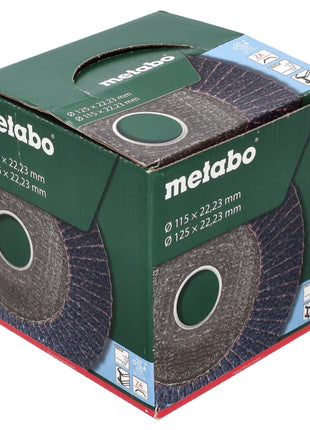 Metabo Disque à lamelles, P 40 125 mm 22,23 mm (10 x 623147000) pour meuleuse d'angle