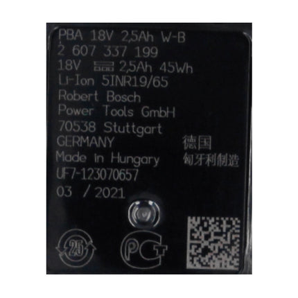 Bosch Starter Set 18 V con: 2x Batterie PBA 2,5 Ah + Caricabatterie AL 1830 CV ( 1600A011LD ) Home & Garden System POWER FOR ALL