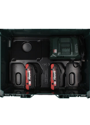 Metabo 18 V LiHD Basis Set + 2x Akku 4,0 Ah + ASC 55 Ladegerät + metaBOX