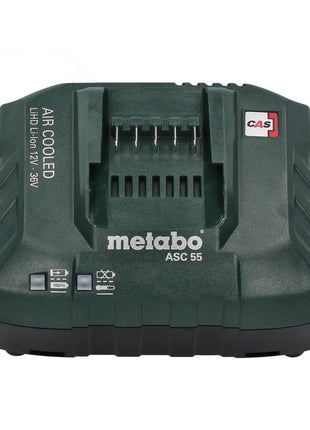 Kit de base Metabo 18 V LiHD + 4x batteries 4,0 Ah + 2x chargeur ASC 55 + metaBOX