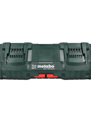 Set básico Metabo 18 V LiHD + 4x baterías 5,5 Ah + cargador ASC 145 DUO + ​​metaBOX