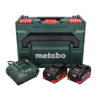 Metabo 18 V LiHD Basis Set + 2x Akku 8,0 Ah + ASC 55 Ladegerät + metaBOX