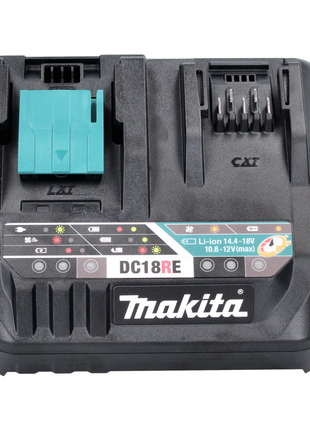 Makita DC 18 RE Multi Chargeur rapide 10,8 - 12 V / 14,4 - 18 V, pour batterie Li-Ion (198720-9)