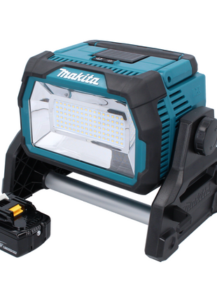 Makita DML 809 T1 Foco de construcción LED con batería 18 V 10000 lm + 1x batería 5,0 Ah - sin cargador