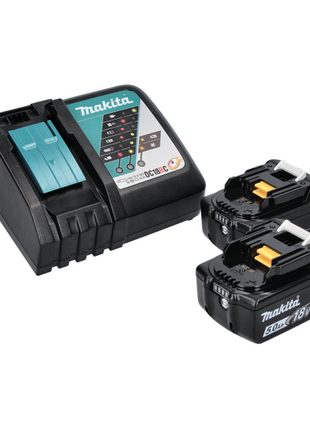 Makita DML 809 RT Projecteur de chantier LED sans fil 18 V 10000 lm + 2x batterie 5,0 Ah + chargeur