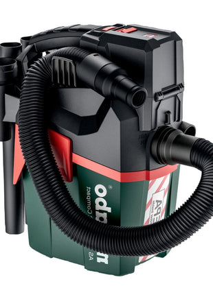 Metabo AS 18 HEPA PC Aspirador de batería compacto 18 V 6 l (602029850) Aspirador en seco y húmedo solo con función de soplado - sin batería, sin cargador