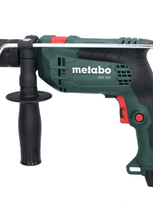 Metabo SBE 650 set Perceuse à percussion 320 W 10 Nm (600742870) + Set de 79 forets + Coffret de transport