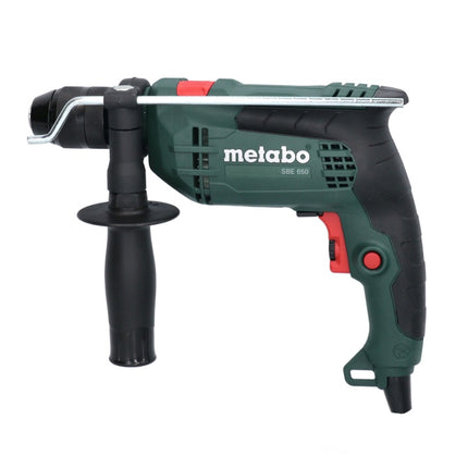 Metabo SBE 650 Set Trapano a percussione 320 W 10 Nm ( 600742870 ) + Set di 79 punte per avvit./forat. + Valigetta