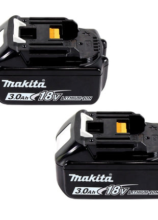 Makita Power Source Kit 18 V mit 2x BL 1830 B 3,0 Ah Akku ( 197599-5 ) + DC 18 SH Doppel Ladegerät ( 199687-4 )