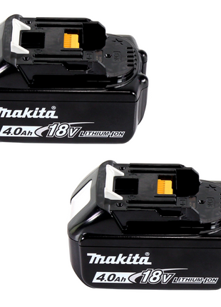 Makita Power Source Kit 18 V avec 2x BL 1840 B batterie 4,0 Ah ( 2x197265-4 ) + DC 18 RE Multi chargeur rapide ( 198720-9 )