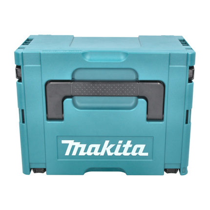 Kit alimentatore Makita 18 V con - 2x batterie BL 1830 B 3,0 Ah (2x 197599-5) + caricatore rapido multi DC 18 RE (198720-9) + Makpac