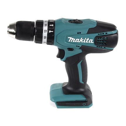 Makita HP 457 DWE Akku Schlagbohrschrauber G-Serie 18 V 42 Nm im Koffer + UH 522 DZ Akku Heckenschere 52 cm + 2x Akku 1,5 Ah + Ladegerät