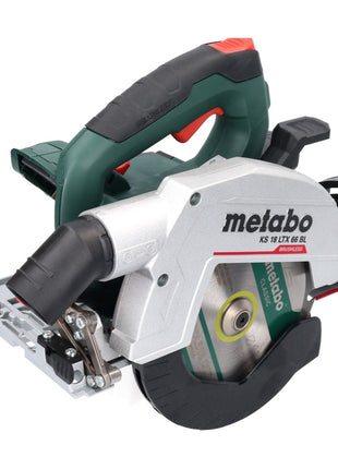 Metabo KS 18 LTX 66 BL Set Akku Handkreissäge 18 V 165 mm ( 691194000 ) + Kappschiene + metaBOX - ohne Akku, ohne Ladegerät