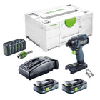 Festool TID 18 HPC 4.0 I-Plus avvitatore a impulsi a batteria 18 V 180 Nm 1/4