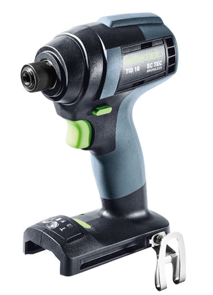 Festool TID 18 HPC 4,0 I-Plus Akku Schlagschrauber 18 V 180 Nm 1/4" ( 576482 ) + 2x Akku 4,0 Ah + Ladegerät + 6 tlg. Bitset + Systainer