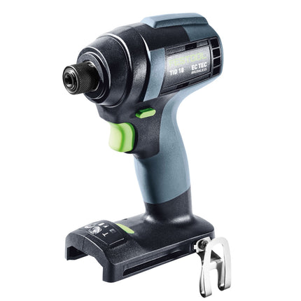 Festool TID 18 HPC 4.0 I-Plus avvitatore a impulsi a batteria 18 V 180 Nm 1/4" ( 576482 ) + 2x batteria ricaricabile 4.0 Ah + caricabatterie + set di 6 pezzi + systainer