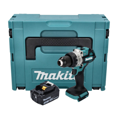 Makita DDF 486 M1J Perceuse-visseuse sans fil 18 V 130 Nm Brushless + 1x batterie 4,0 Ah + Makpac - sans chargeur