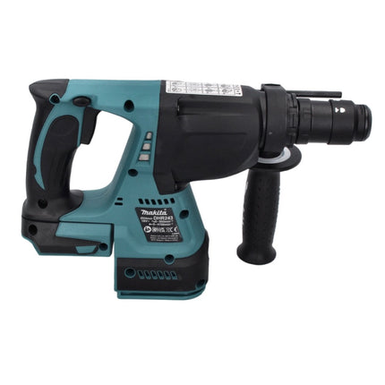 Makita DHR 243 Z Trapano a percussione a batteria 18 V 2,0 J SDS plus Brushless + set di punte da 5 pezzi - senza batteria, senza caricabatteria