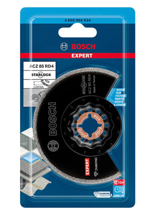 Bosch EXPERT ACZ 85 RD4 diamentowa tarcza segmentowa Starlock 85 mm 10 szt. ( 2608900035 ) do płytek - następca 2608664482