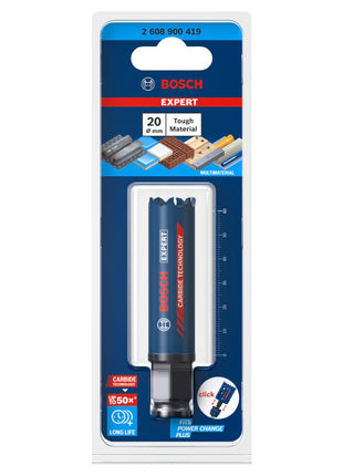 Bosch EXPERT Scie cloche Tough Material 20 x 60 mm Carbide (2608900419) Universelle