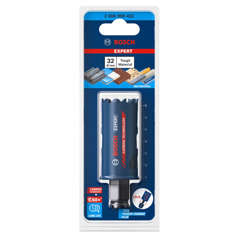 Bosch EXPERT Tough Material Lochsäge 32 x 60 mm Carbide ( 2608900422 ) Universal - Nachfolger von 2608594166