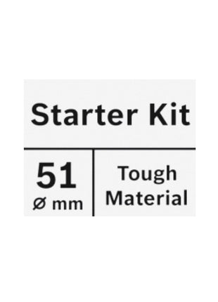 Bosch EXPERT Tough Material Lochsägen Starter Set 51 x 60 mm Carbide ( 2608900449 ) Universal - Nachfolger von 2608594252