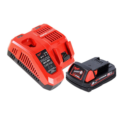 Avvitatore a impatto Milwaukee M18 BIW12-201FC 18 V 240 Nm 1/2" + 1x batteria 2,0 Ah + caricabatteria