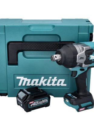 Llave de impacto inalámbrica Makita TW 001 GD101 40 V máx. 1800 Nm Brushless XGT + 1x batería 2,5 Ah + Makpac - sin cargador