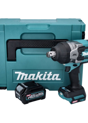 Makita TW 001 GD101 Akku Schlagschrauber 40 V max. 1800 Nm Brushless XGT + 1x Akku 2,5 Ah + Ladegerät + Makpac