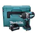 Makita TW 001 GM101 Avvitatore a impulsi a batteria 40 V max. 1800 Nm Brushless XGT + 1x batteria ricaricabile 4,0 Ah + Makpac - senza caricabatterie