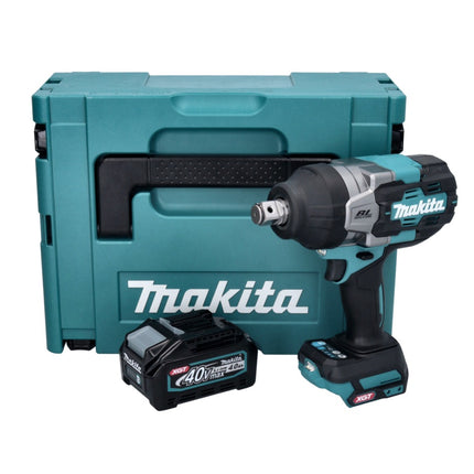 Makita TW 001 GM101 Avvitatore a impulsi a batteria 40 V max. 1800 Nm Brushless XGT + 1x batteria ricaricabile 4,0 Ah + Makpac - senza caricabatterie