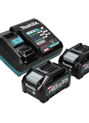 Makita TW 001 GM201 Perceuse-visseuse à chocs sans fil 40 V max 1800 Nm Brushless XGT + 2x Batteries 4.0 Ah + Chargeur + Coffret Makpac