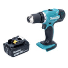 Makita DDF 453 T1 Akku Bohrschrauber 18 V 42 Nm + 1x Akku 5,0 Ah - ohne Ladegerät - Toolbrothers