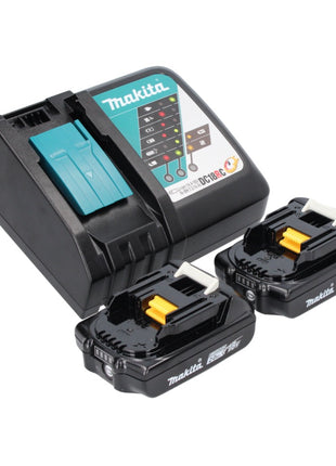 Makita DDF 453 RAJ Perceuse-visseuse sans fil 18 V 42 Nm + 2x batterie 2,0 Ah + chargeur + Makpac