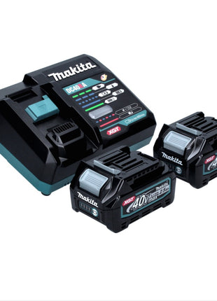 Taladro percutor inalámbrico Makita HP 002 GD201 40 V 64 Nm sin escobillas + 2 baterías 2,5 Ah + cargador