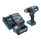 Makita HP 002 GM101 taladro percutor inalámbrico 40 V 64 Nm sin escobillas + 1x batería 4,0 Ah + cargador