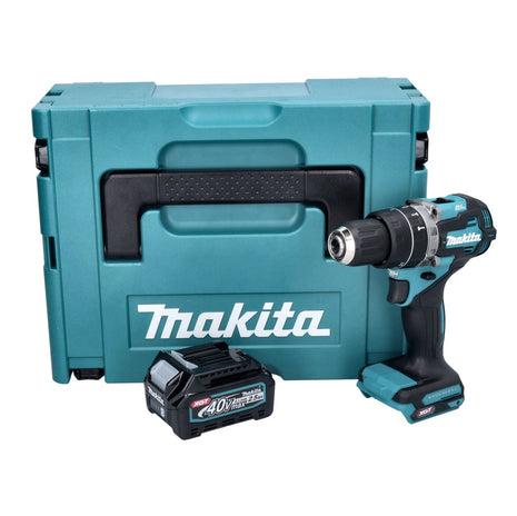 Makita HP 002 GD101 taladro percutor inalámbrico 40 V 64 Nm sin escobillas + 1x batería 2,5 Ah + Makpac - sin cargador