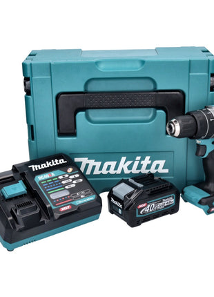 Makita HP 002 GM101 Akku Schlagbohrschrauber 40 V 64 Nm Brushless + 1x Akku 4,0 Ah + Ladegerät + Makpac