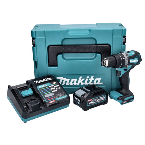 Makita HP 002 GM101 Akku Schlagbohrschrauber 40 V 64 Nm Brushless + 1x Akku 4,0 Ah + Ladegerät + Makpac