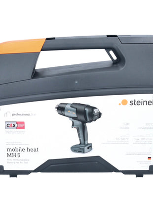 Steinel mobile heat MH 5 Akku Heißluftgebläse 18 V 50 - 500 °C CAS ( 063993 ) + Koffer - ohne Akku, ohne Ladegerät