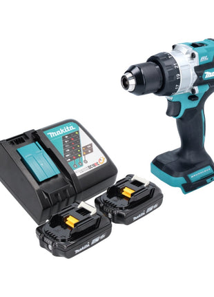 Makita DHP 486 RA Akku Schlagbohrschrauber 18 V 130 Nm Brushless + 2x Akku 2,0 Ah + Ladegerät