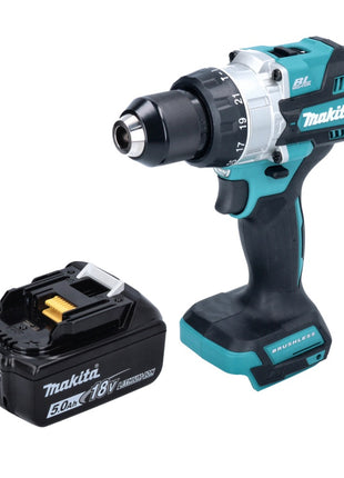 Taladro percutor inalámbrico Makita DHP 486 T1 18 V 130 Nm sin escobillas + 1x batería 5,0 Ah - sin cargador