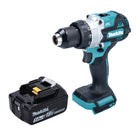 Taladro percutor inalámbrico Makita DHP 486 T1 18 V 130 Nm sin escobillas + 1x batería 5,0 Ah - sin cargador