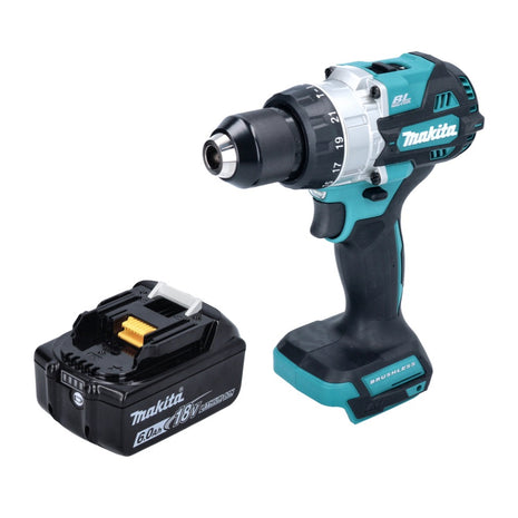 Makita DHP 486 G1 akumulatorowa wiertarko-wkrętarka udarowa 18 V 130 Nm bezszczotkowa + 1x akumulator 6,0 Ah - bez ładowarki