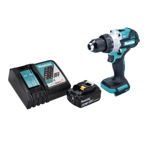 Makita DHP 486 RG1 Akku Schlagbohrschrauber 18 V 130 Nm Brushless + 1x Akku 6,0 Ah + Ladegerät