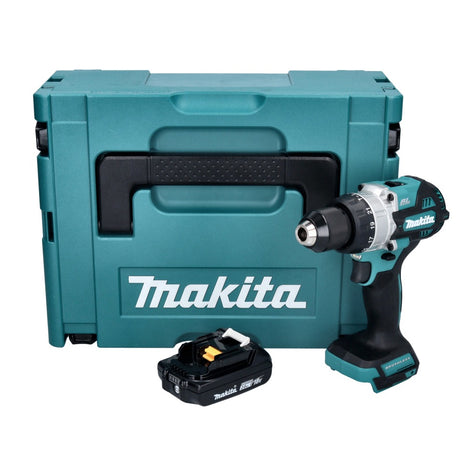 Taladro percutor inalámbrico Makita DHP 486 A1J 18 V 130 Nm sin escobillas + 1x batería 2,0 Ah + Makpac - sin cargador