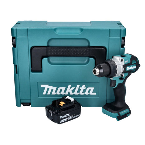 Makita DHP 486 F1J cordless impact drill 18 V 130 Nm brushless + 1x rechargeable battery 3.0 Ah + Makpac - without charger