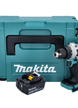 Taladro percutor inalámbrico Makita DHP 486 G1J 18 V 130 Nm sin escobillas + 1x batería 6,0 Ah + Makpac - sin cargador