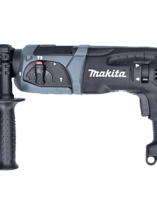 Makita HR 2470 BX40 Perforateur noir 780 Watt SDS-plus 2,4 J + Jeu de forets SDS-plus - 5 pièces + Coffret de transport