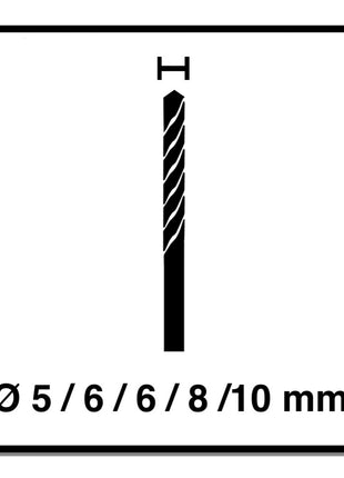 Alpen Profi Multicut SPM 5 tlg. Hartmetall Mehrzweckbohrer Set 5 - 10 mm SDS Plus PGM zertifiziert